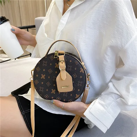 cross body round type women bag