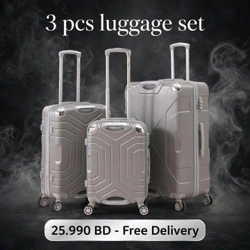 3 pcs trolley luggage bag set