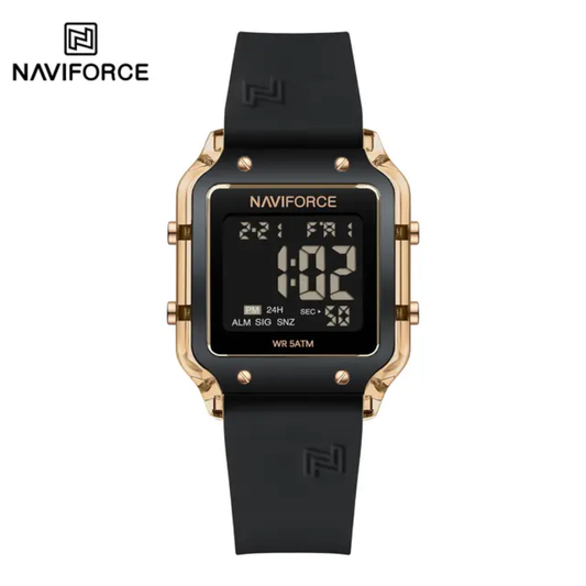 Naviforce women silicon strap watch