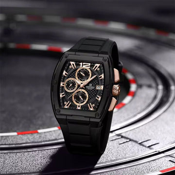 Naviforce Men silicon strap watch