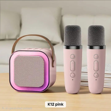 Kids karaoke speaker with 2 mic